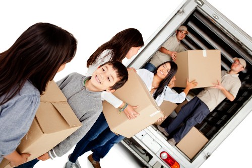Removal team planning a house move in Crewshill