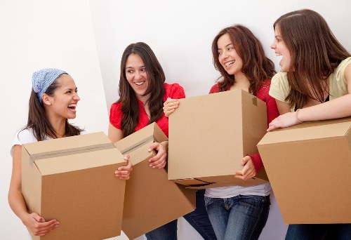 Careful furniture loading by a local removals crew in Crewshill