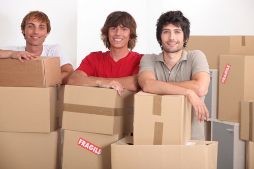 Commercial office furniture being moved locally in Crewshill