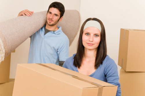 Loading furniture for a Crewshill house or flat move